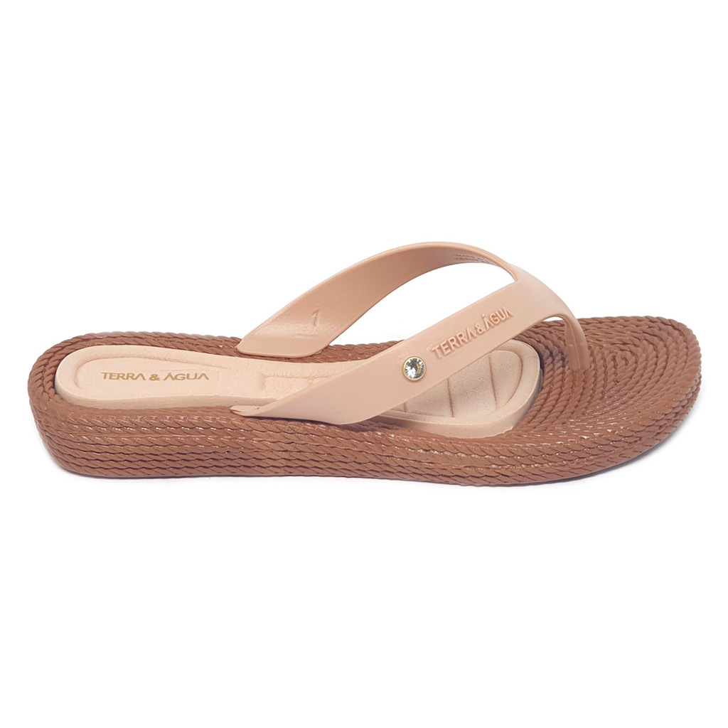 Chinelo Rasteirinha Feminino Terra e Água | Shopee Brasil