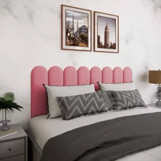 Kit 8 Placas Cabeceira Queen Estofada Nuvem 20x45cm para Cama Box Quarto