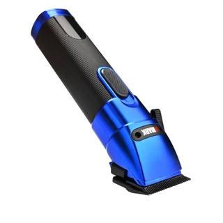 Maquina De Cortar Cabelo Wmark NG 121 Azul Com Display Led
