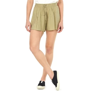 Short Femininoviscose Polo Wear Verde Médio