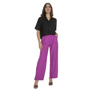 Camisa Curta Feminina Malha Lisa Polo Wear Preto
