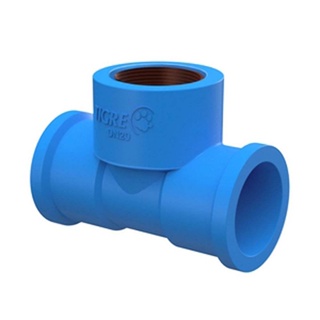 Tê com beiral 3/4" azul Tigre