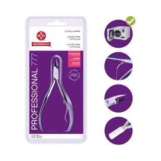Alicate cuticula 777 professional inox mundial