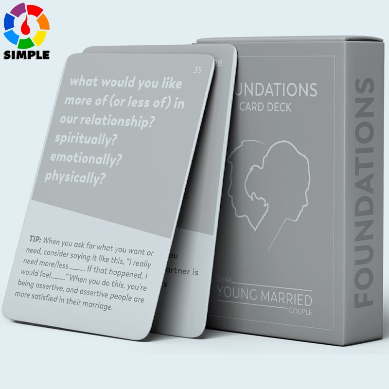 DEAR YOUNG MARRIED COUPLE Foundations Card Deck Conversation Starters ...