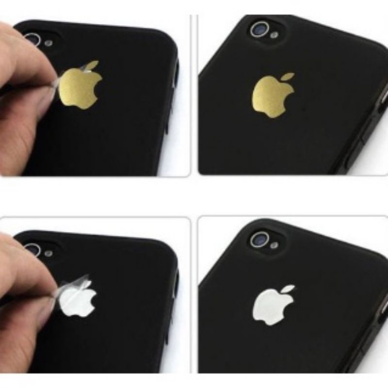 Kit 10 Adesivos Original Maça Apple / Adesivo para Iphone Apple Celular ...