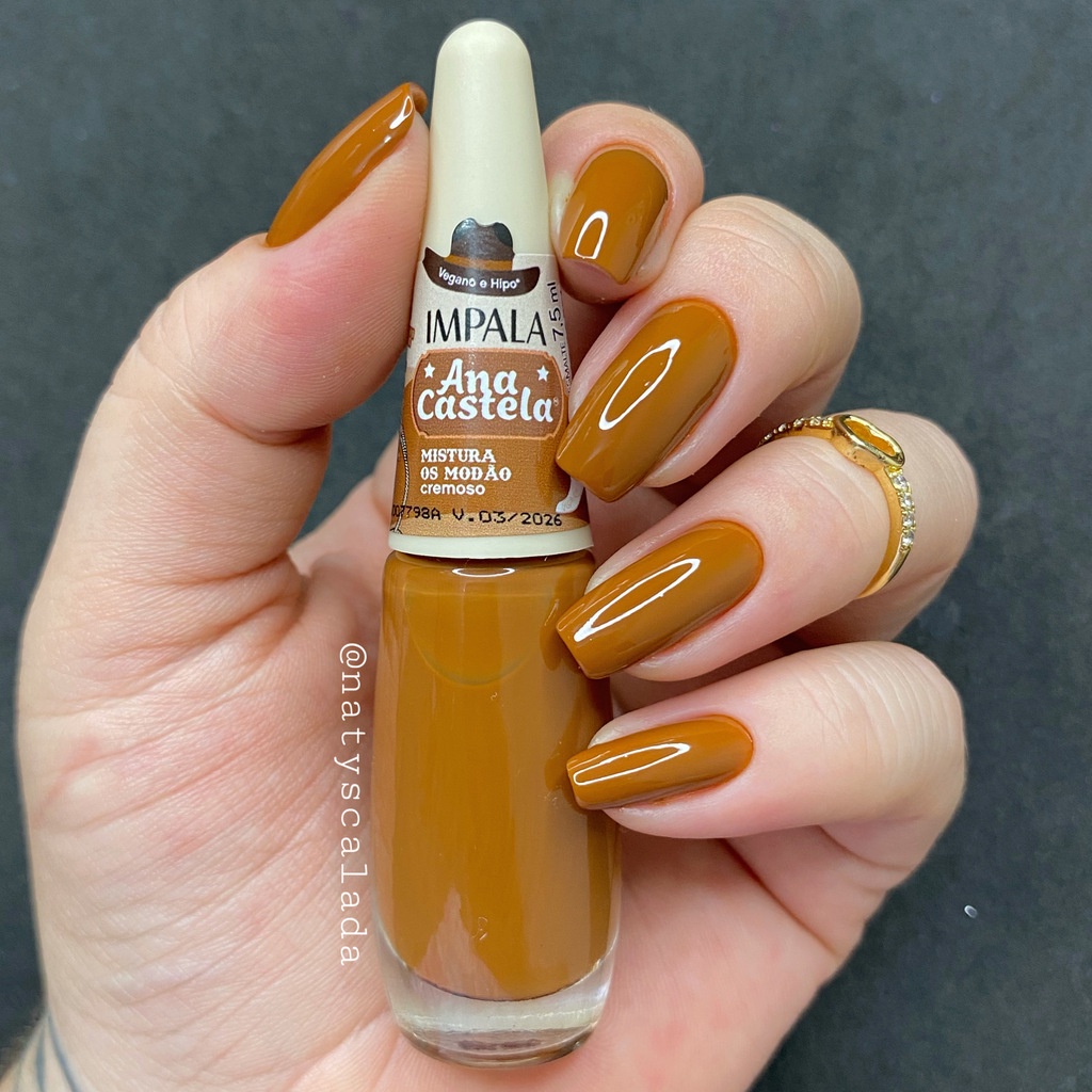 ESMALTE IMPALA MISTURA OS MODÃO cremoso 7,5ml - COLEÇÃO ANA CASTELA ...