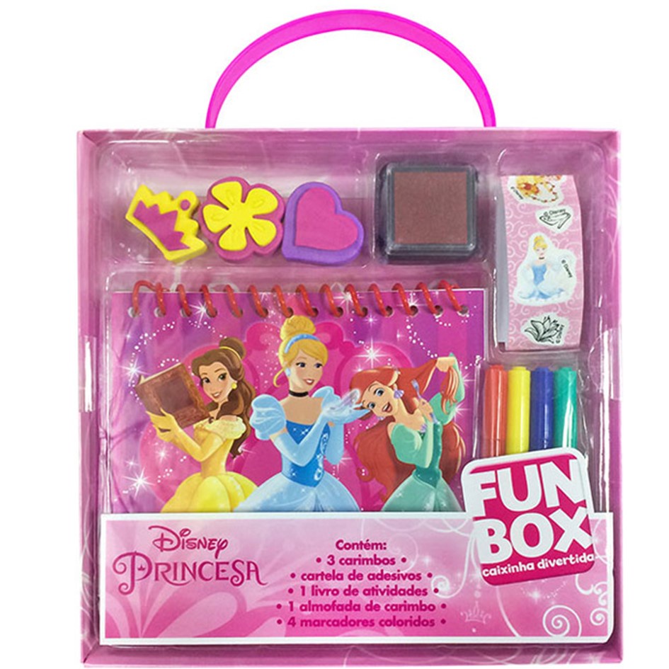 Box De Atividades Personagem Disney Princesas - Copag