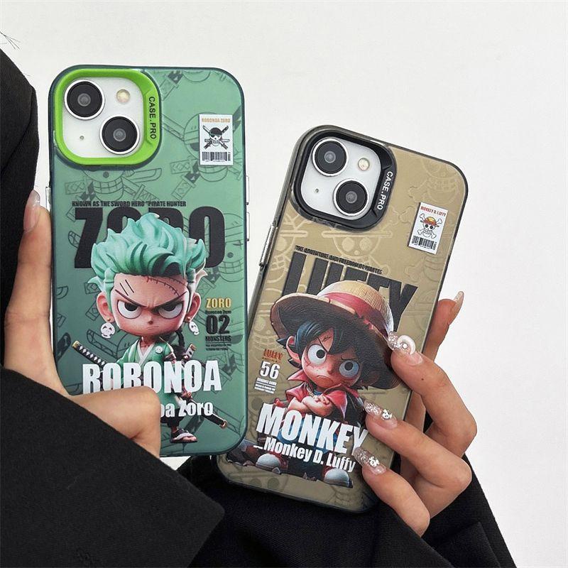 Capa Anime One Piece Luffy Zoro para iPhone 11 Pro Max 12 Pro Max