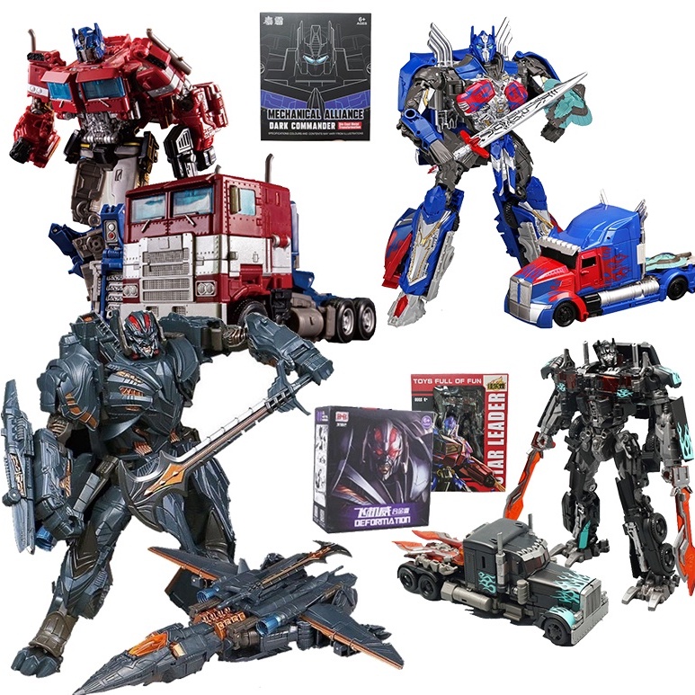 Novo Transformador De Haste Quente Transformerbot Robô Optimus Prime Convoy Megatron Bumblebee Ação Figura Modelo Carro Homem Autobot Transformando Kids Toy