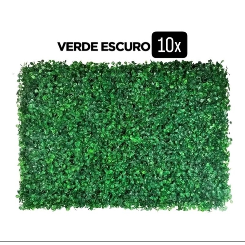 10 Placa Buchinho Grama Artificial Jardim Vertical Decoração