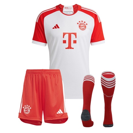 2023-24 Conjunto De Camisa Bayern Infantil Kids Munique Futebol Sweatshirt shorts + Meias
