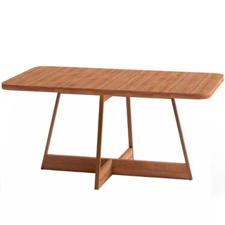 Mesa De Jantar Carraro 1592 Atria 6 Lugares Tubo com Tampo 160 x 90cm