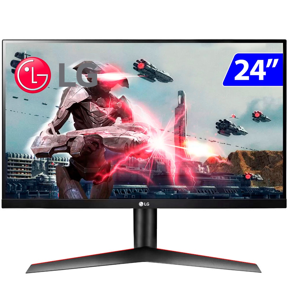 Monitor Gamer LG 24 UltraGear Full HD 144Hz AMD FreeSync HDMI 24GN600