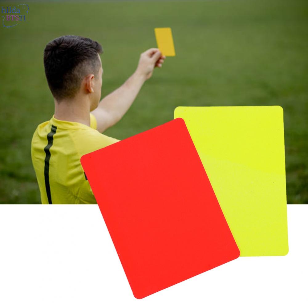 【 Hi 】 Functional Árbitro De Futebol Combo De Cartão Vermelho E Amarelo Essencial Para Jogos