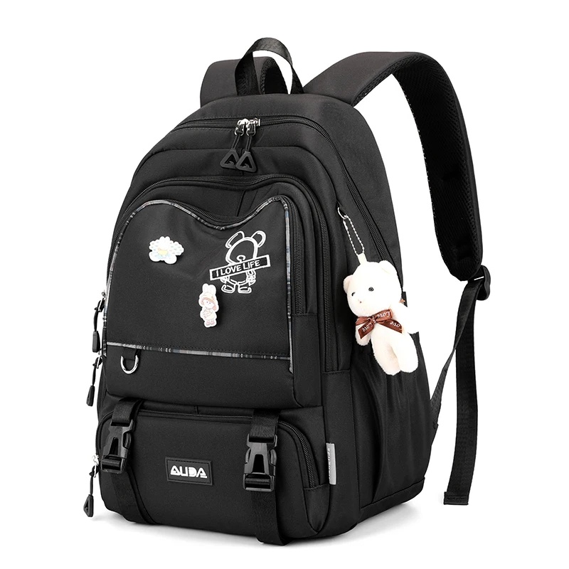 Mochila Escolar E Viagem - Encaixa na Mala Reforçada Nylon Impermeável 931