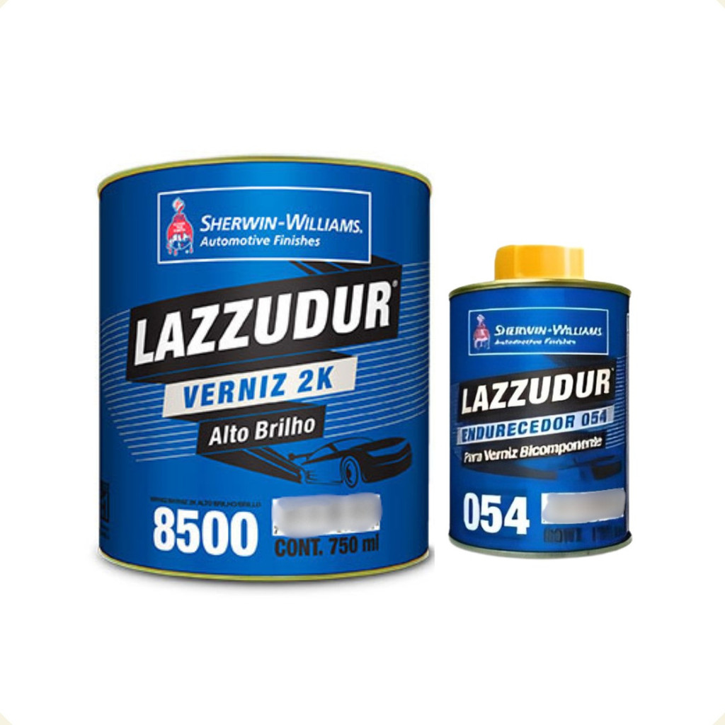 Verniz 8500 2k Automotivo Alto Brilho 900ml Lazzuril | Shopee Brasil