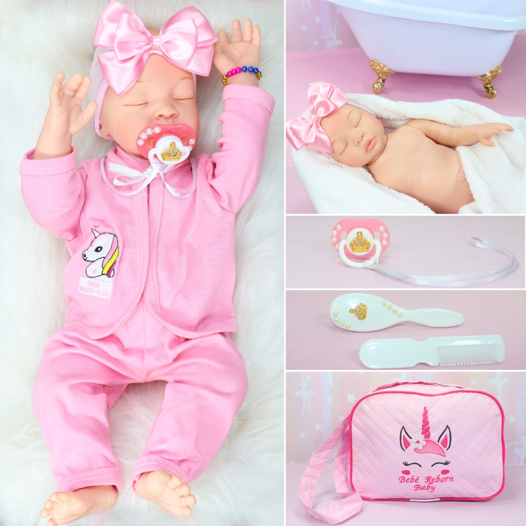 Boneca Bebê Reborn Anny Doll Baby Menina - Cotiplás em Promoção na  Americanas