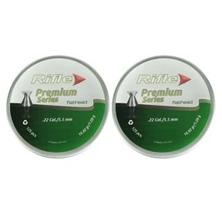 2x Chumbinho 5.5mm 125un. Rifle Flathead 16.82gr