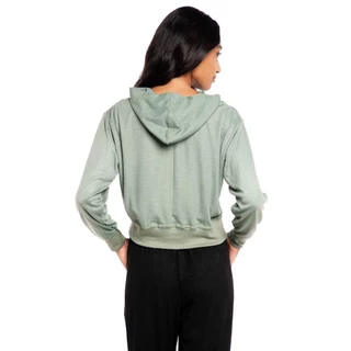 Blusa Feminina Capuz Polo Wear Verde Médio