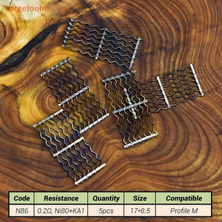 [largeloohb] 5/10pcs 6 Modelos Bobina Heag Estilo Malha Para Substituição De Acessórios De Pré-Construídos