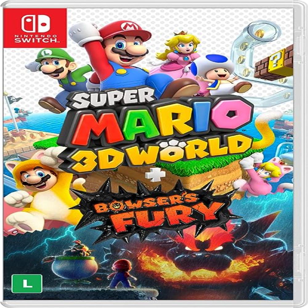 Jogo Super Mario 3D World + Bowsers Fury - Nintendo Switch