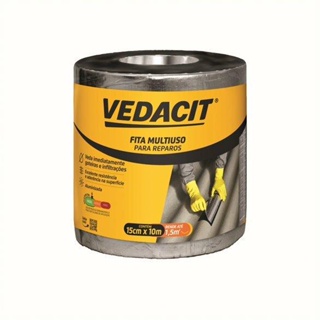 Vedacit Fita Multiuso Rl 10 Cm X 10 M Fita Multiuso 10cm x 10m Vedacit