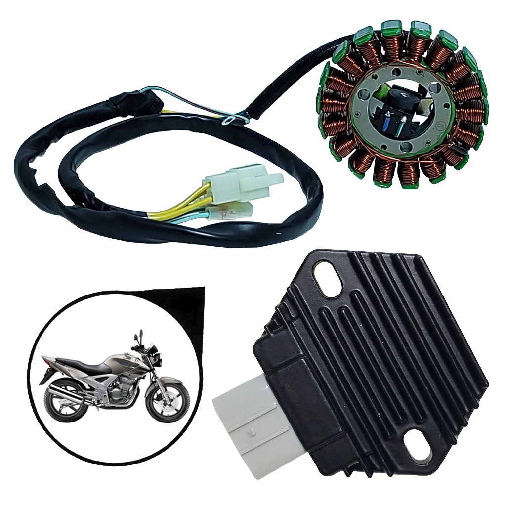Kit Estator Regulador Retificador Xr 250 Tornado 2001 Até 2008
