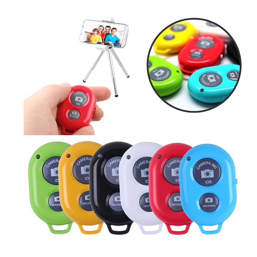 Controle Remoto Sem Fio Obturador Bluetooth para Celular Smartphone ...