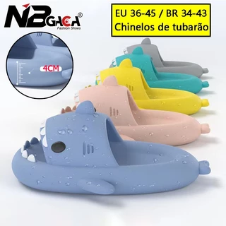 Chinelos De Casal De Tubarão Adulto Para Calçados De Praia Interior E Exterior Sapatos De Banho Homens Mulheres