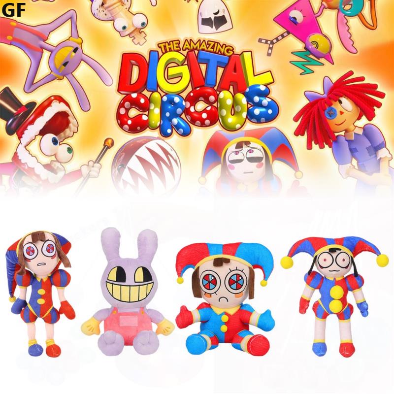O Incrível Circo Digital Brinquedo De Pelúcia De Circo Fofo Pomni Pelúcia Brinquedos Presente Infantil