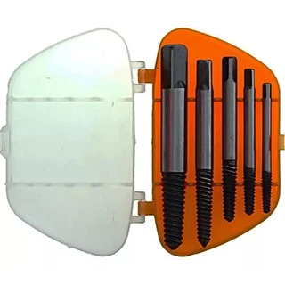Extrator De Parafuso Quebrado Saca Parafuso 3mm A 18mm Aço