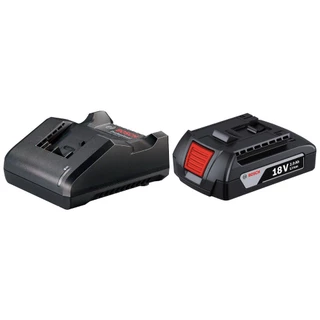 Carregador Rápido de Baterias 18V Bivolt com Bateria 18 Lítio BOSCH