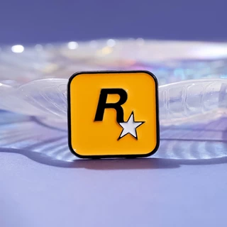 Moda Criativa R Estrela Broche Esmalte De Alta Qualidade Fragrâncias Alfinetes De Lapela Crachás De Mochila Roupas Decoração Jóias Presentes Para Amigos
