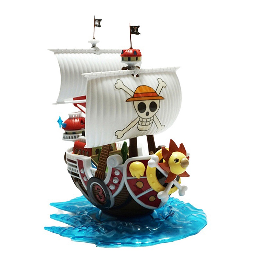 One Piece THOUSAND SUNNY Pirata Navio Modelo De Brinquedo Montado Colecionável
