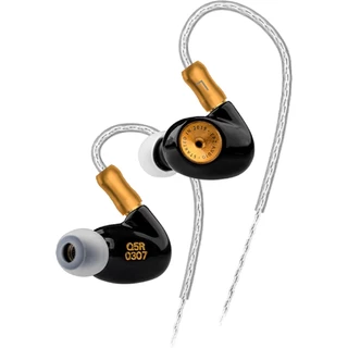 EPZ Q5 Fones De Ouvido Com Fio HIFI Cerâmica Nano Bobina Móvel De Carbono IEM No Monitor Auricular MMCX Para Jogos Cabo Destacável