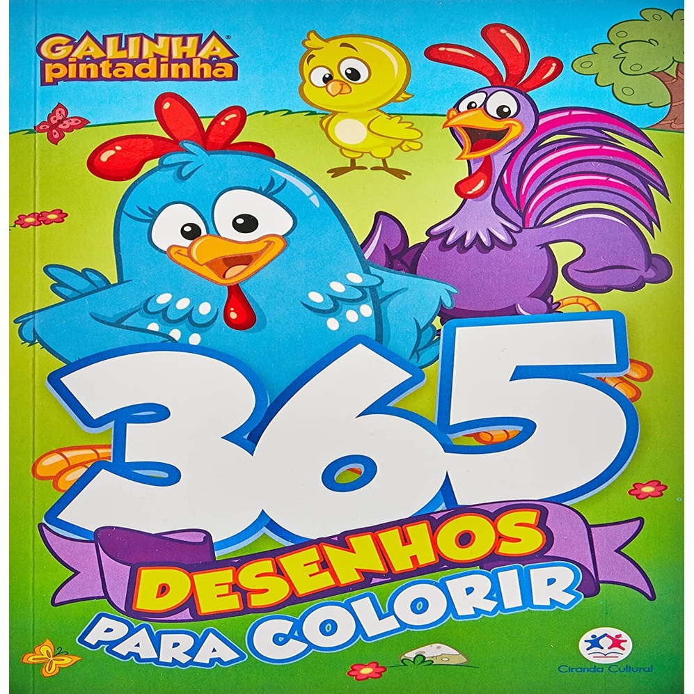 365 desenhos para colorir: Galinha pintadinha autor Ciranda Cultural ...