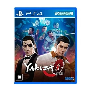 Yakuza Zero PS4 Usado Com Nota Fiscal Mídia Fisica