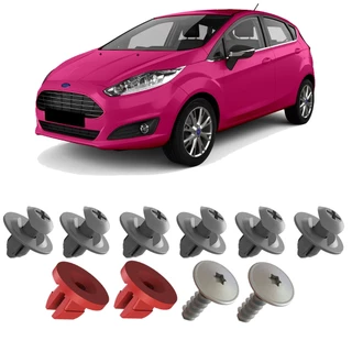 Kit Grampo Parabarro New Fiesta 2013 2014 2015 2016 2017 2018 2019 10 Peças