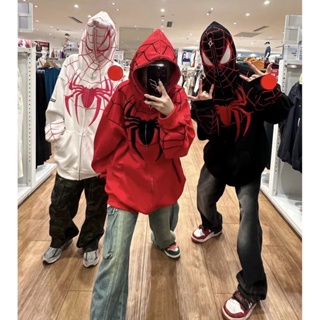 Capuz Americano De Algodão Design Casaco Com Homem Aranha De Moda Feminina
