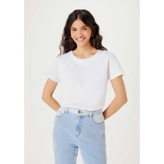 Blusa Básica Feminina Em Algodão Supima Hering