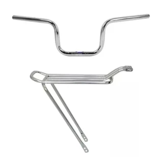 Garupa Bicicleta Bagageiro Aro 20 a 26 Guidão Titan Bike