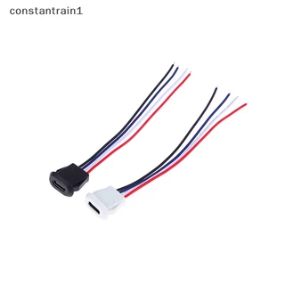 Constanterain1 Conector USB De 4 Pinos Tipo Prensa C À Prova D'água Com Soquete Fêmea PH 2.0 A