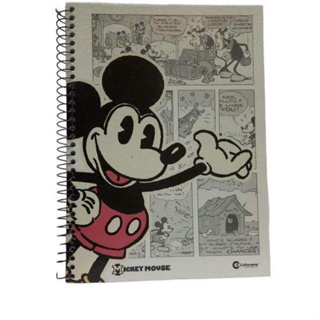 Caderno Universitário Capa Dura Quadrinhos Mickey Mouse
