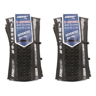 Par Pneu 29 Bike 29x2.10 Obor Sem Arame Kevlar Cross Country