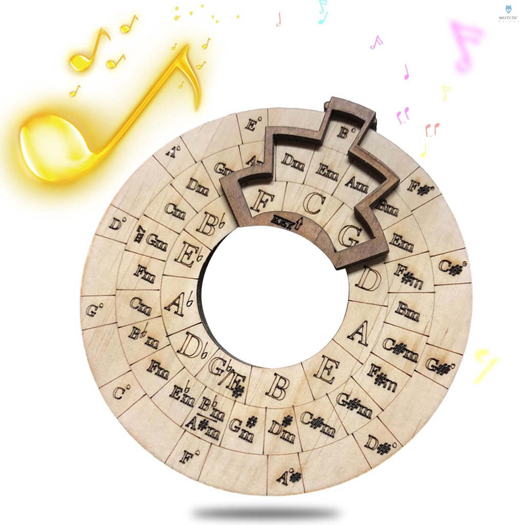 [wtac] Ferramenta De Melodia De Madeira Instrumento Musical Círculo De ...