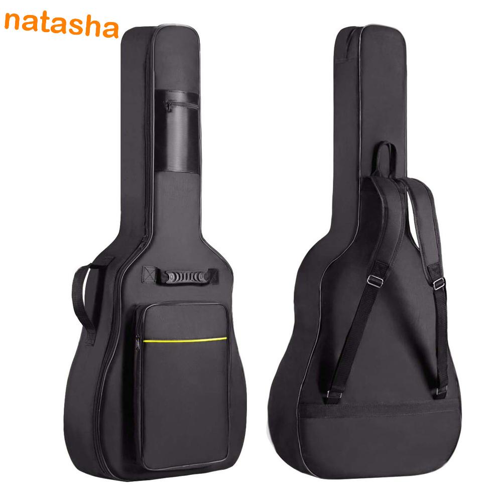 Saco De Guitarra NATASHA Acústico Macio De Alta Qualidade À Prova D'água 41 " Com Mochila Alça
