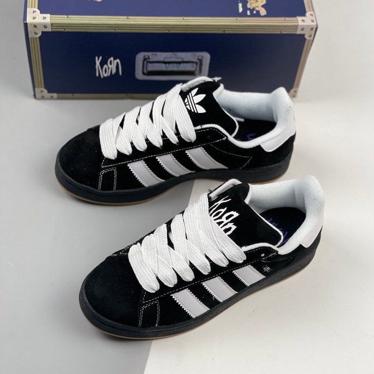 Korn x Adldas Originals Campus 00s Preppy Série Estilo Pão Clássico Retro Low-Top All-Match Casual Esportes Tênis