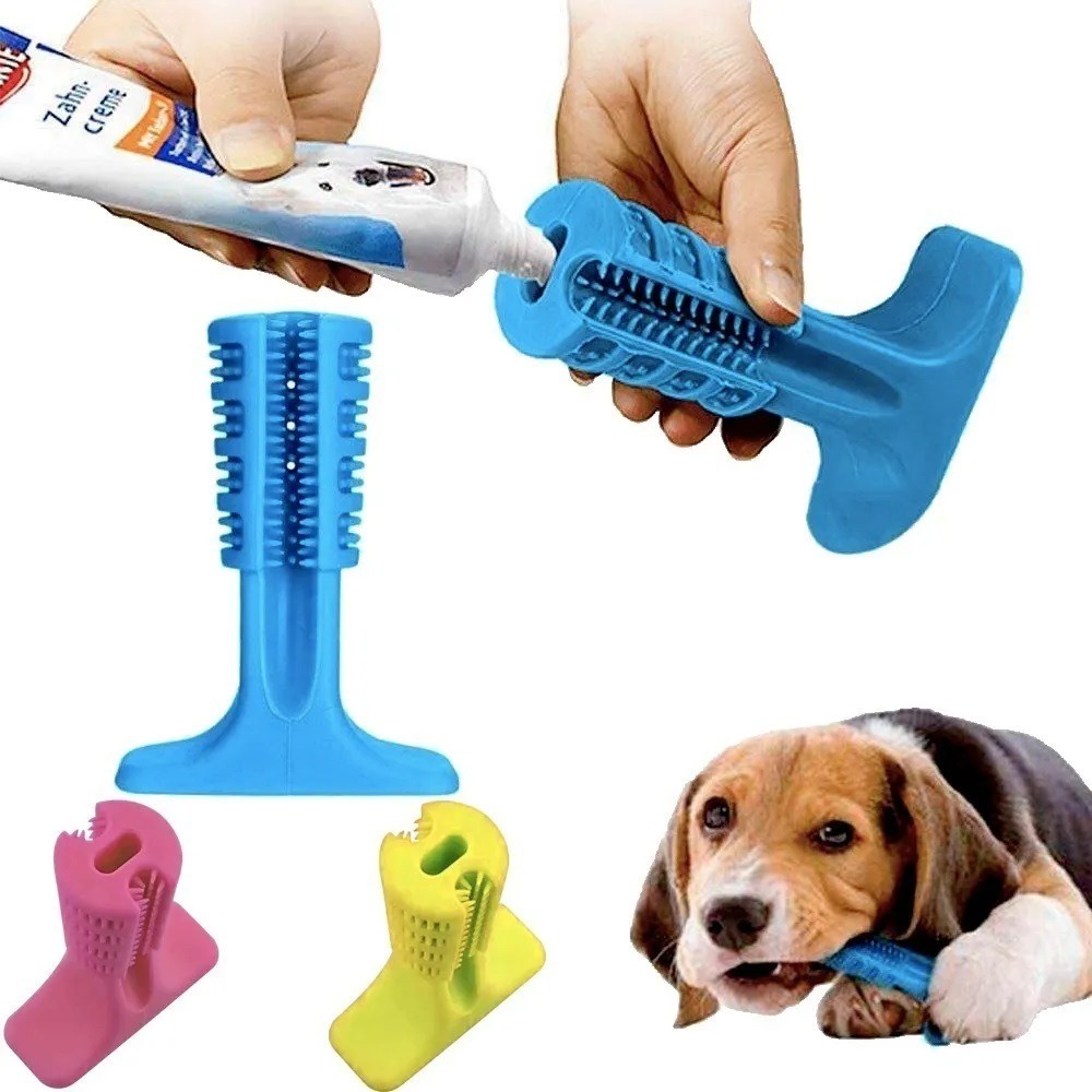 Brinquedo Mordedor Limpa Dentes Anti Stress Pet Cães Dog Cachorro Dental Higiene Veterinária Odontológico