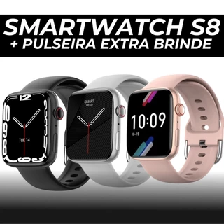 Smartwatch S8 Original Faz e recebe ligações Recebe notificações