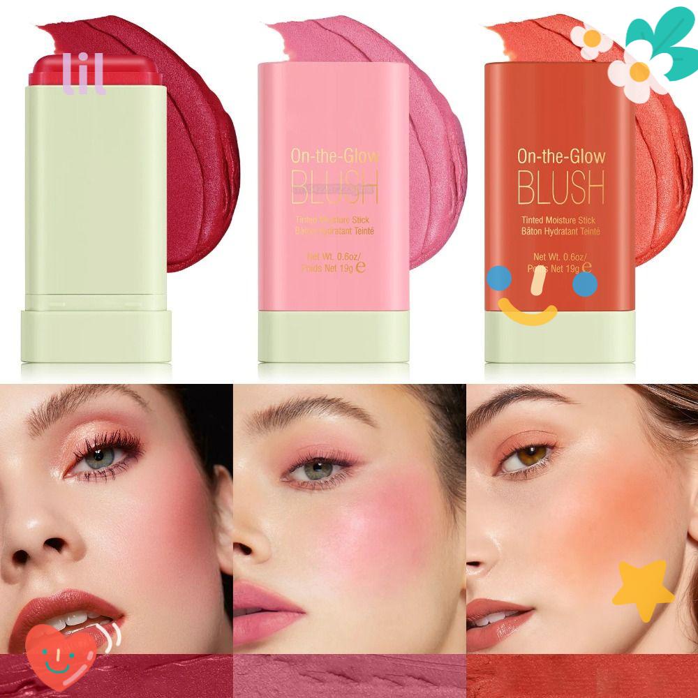 LIL Blush Stick , Fácil De Usar Sombra Natural Lisa De Contorno ...
